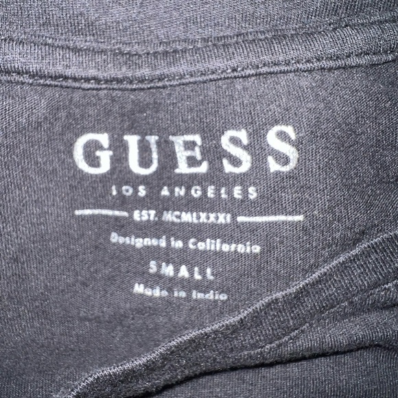 G By GUESS Hollywood Stars Sparkly Logo T-Shirt Top Womens, Small - Picture 8 of 11